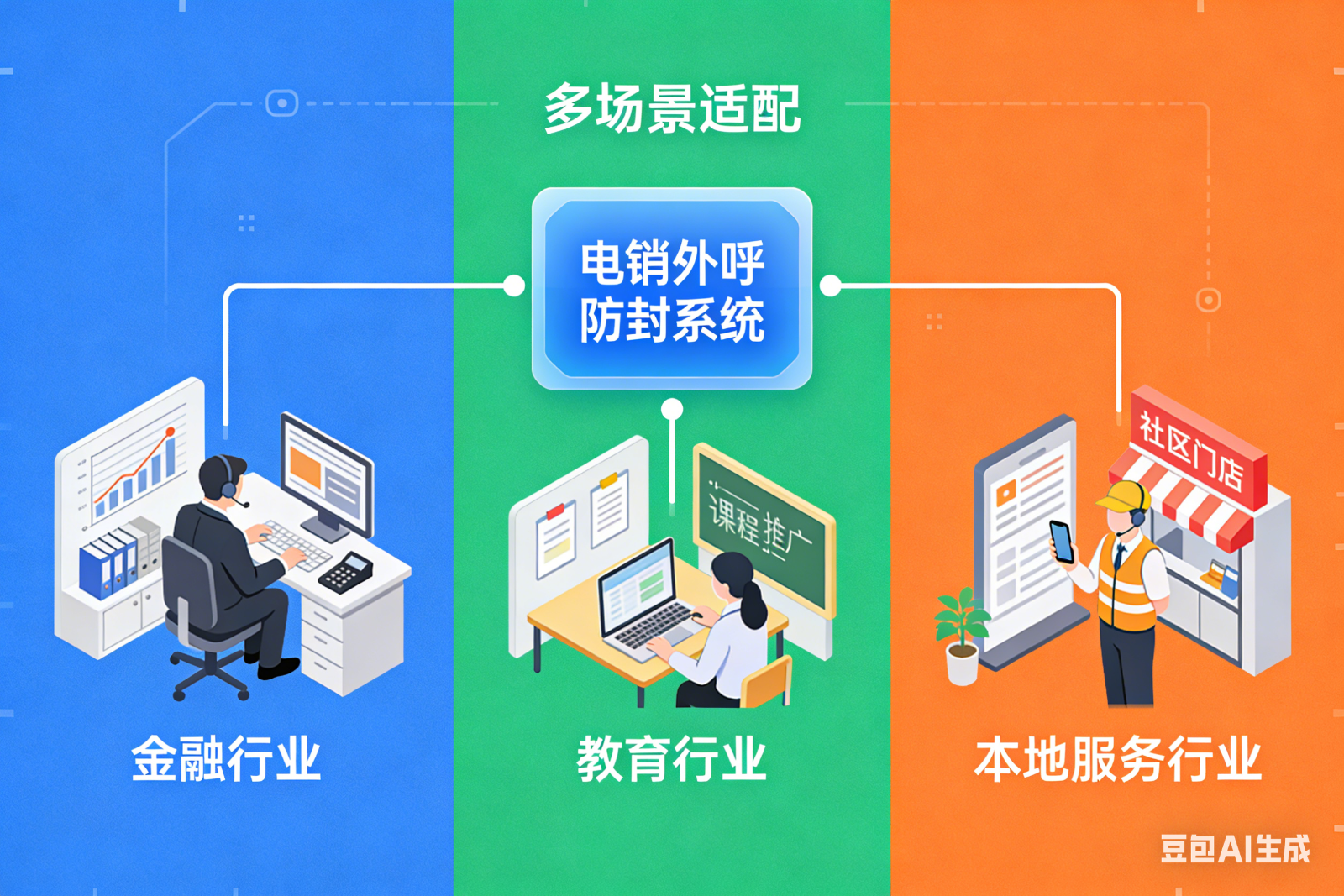 适配多元场景，电销外呼防封系统构建行业核心竞争力